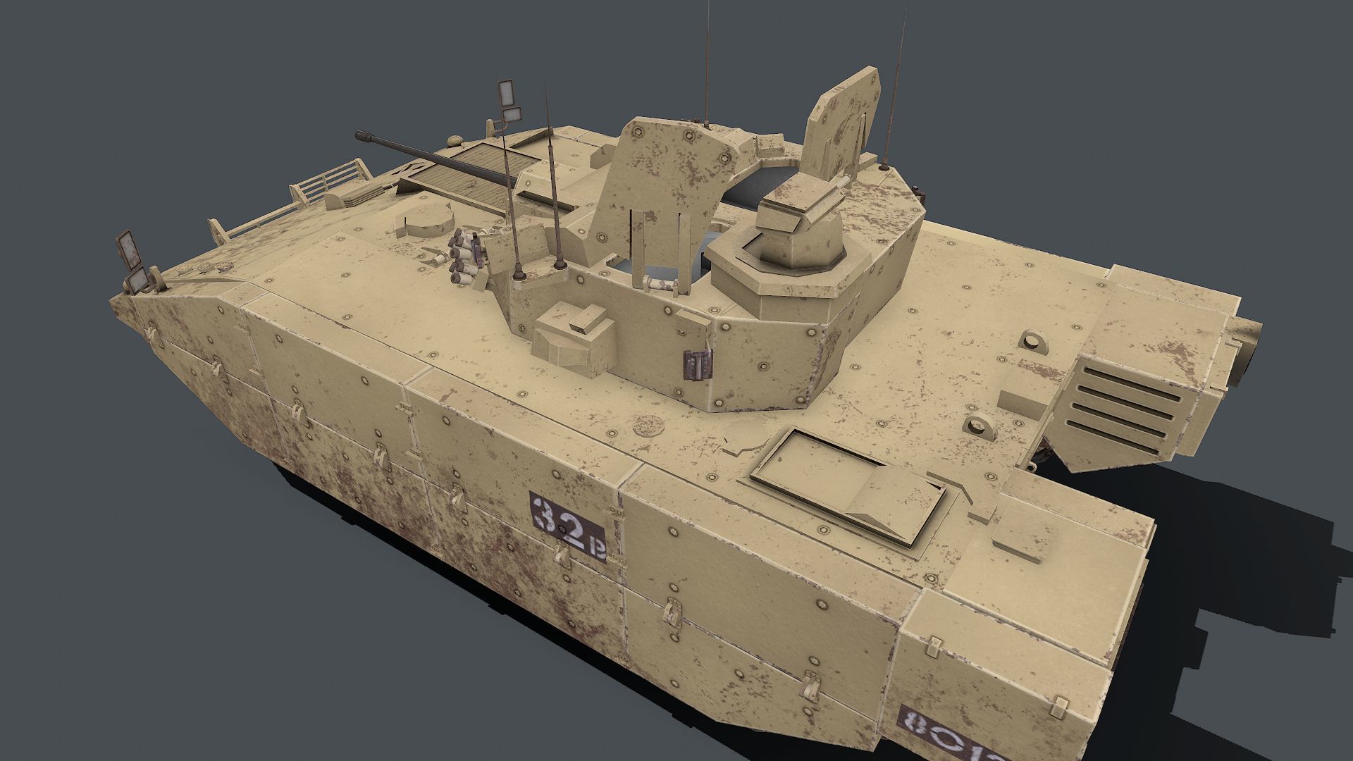 AJAX Scout SV  Low-poly 3D model_10