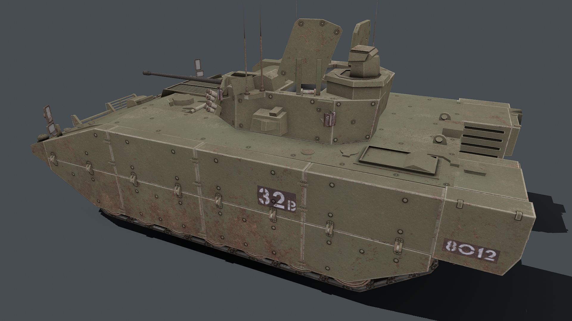 AJAX Scout SV  Low-poly 3D model_15