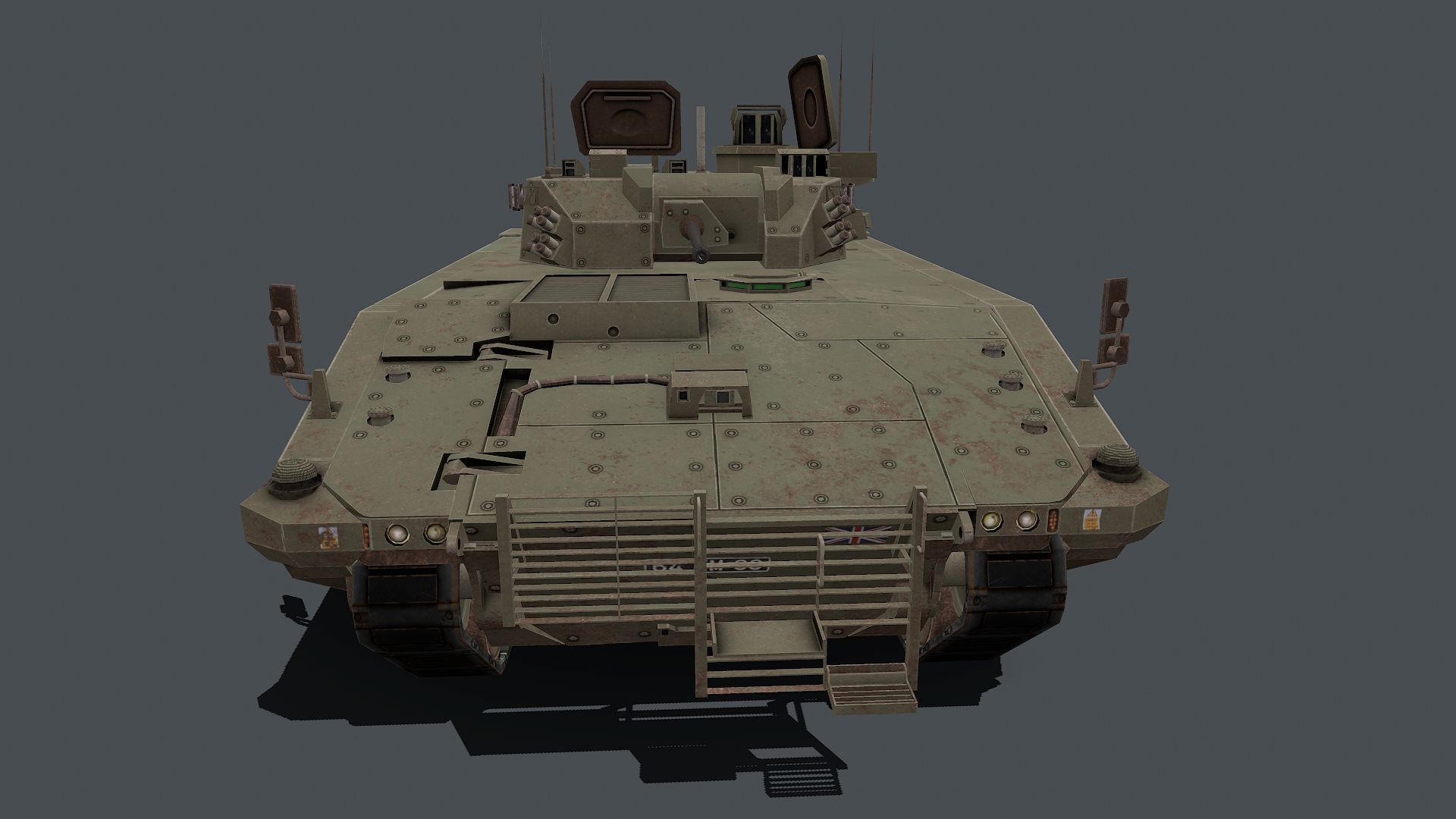 AJAX Scout SV  Low-poly 3D model_16