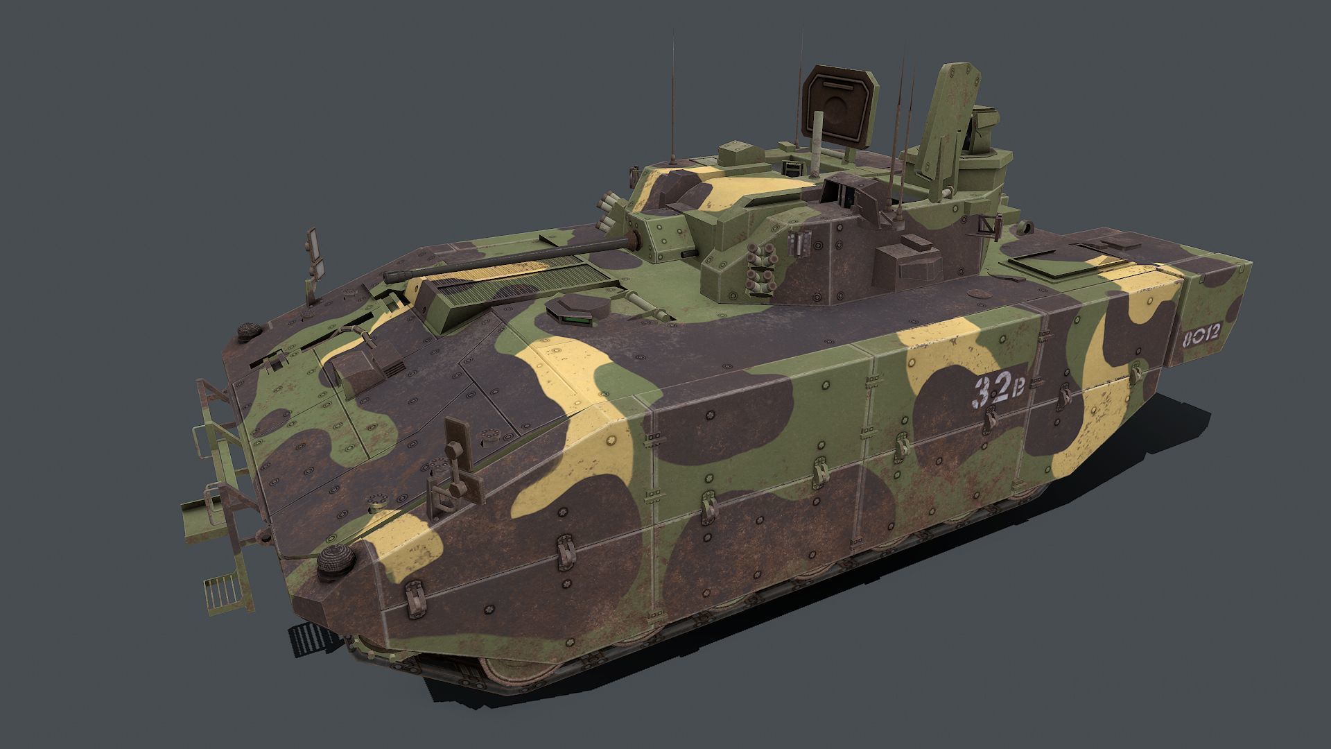 AJAX Scout SV  Low-poly 3D model_6