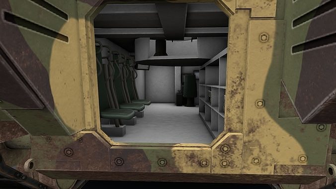 AJAX Scout SV  Low-poly 3D model