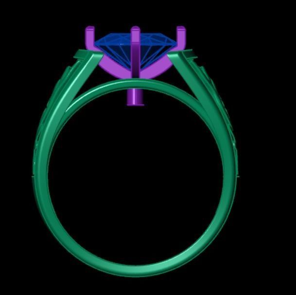 Ring dp 19 3D print model_9