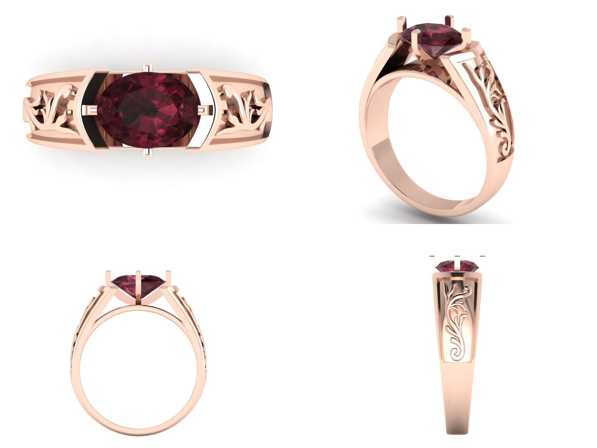 Ring dp 19 3D print model_5