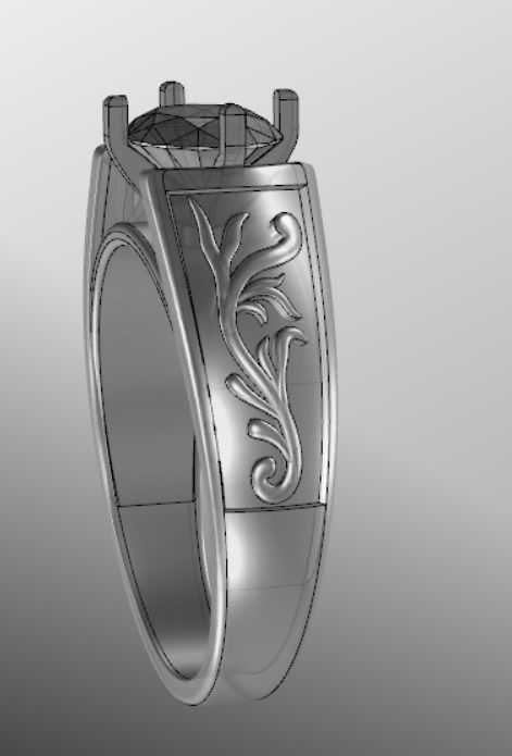 Ring dp 19 3D print model_14