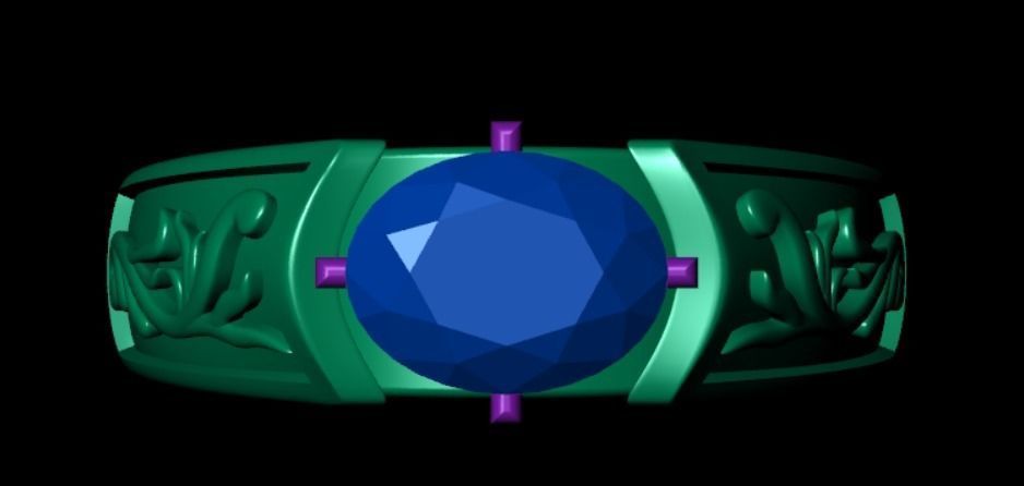 Ring dp 19 3D print model_10