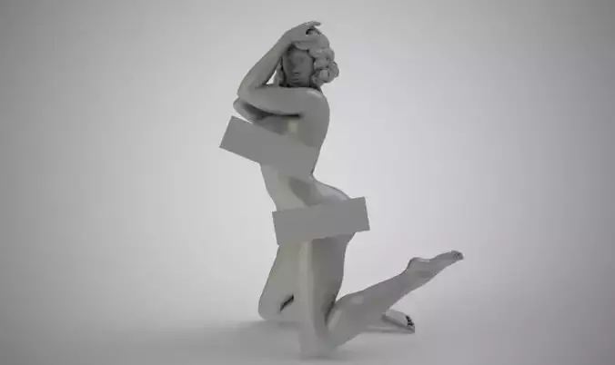 Cover Girl 3D print model