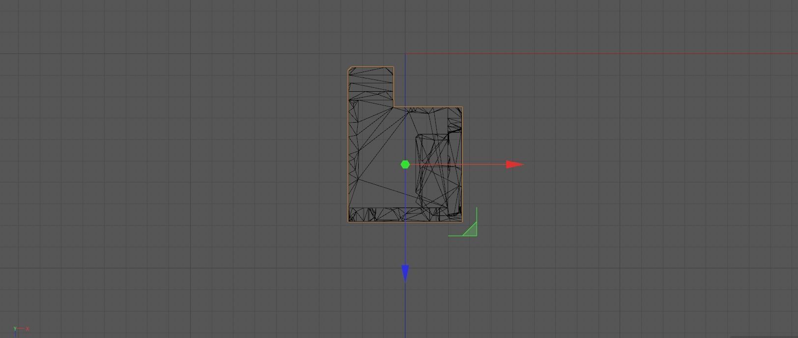 Destroyed Buildings Low-poly 3D model_10
