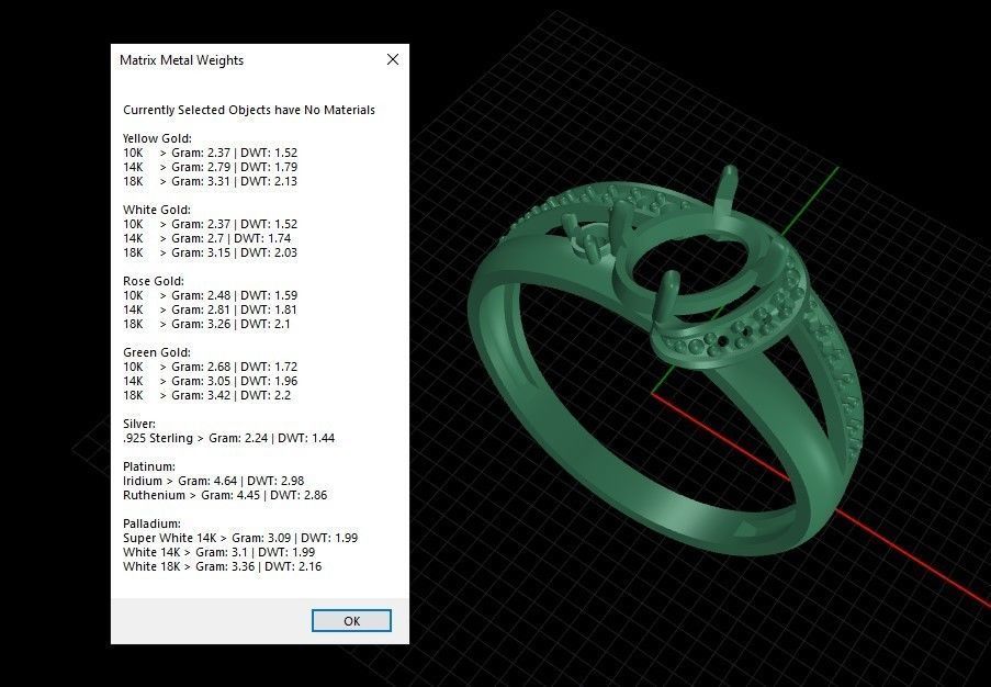 Women solitaire ring gems 3dm stl 3D print model_11