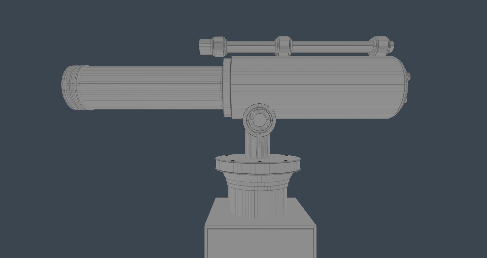 Telescope tripod 3D model_10