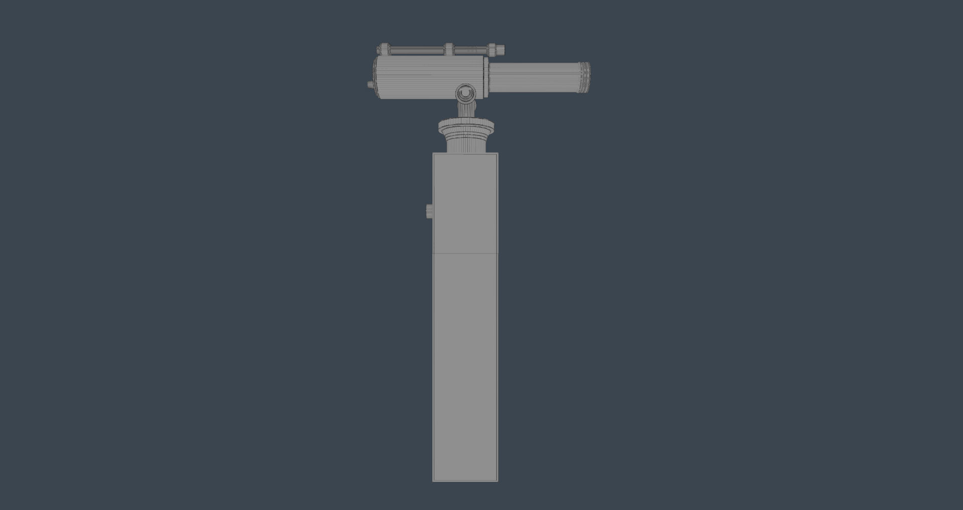 Telescope tripod 3D model_8