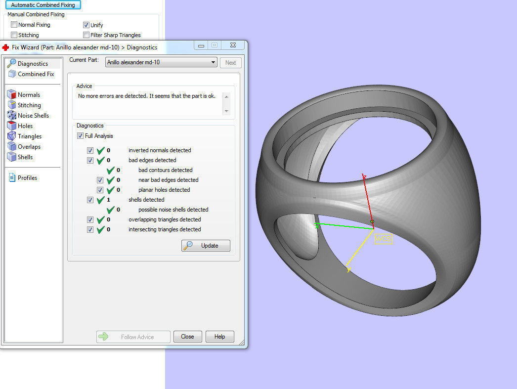 Ring Alexander money 3D print model_5