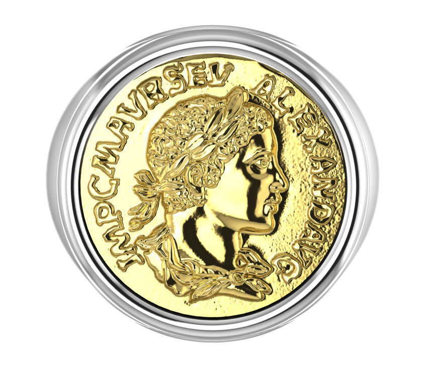 Ring Alexander money 3D print model_1