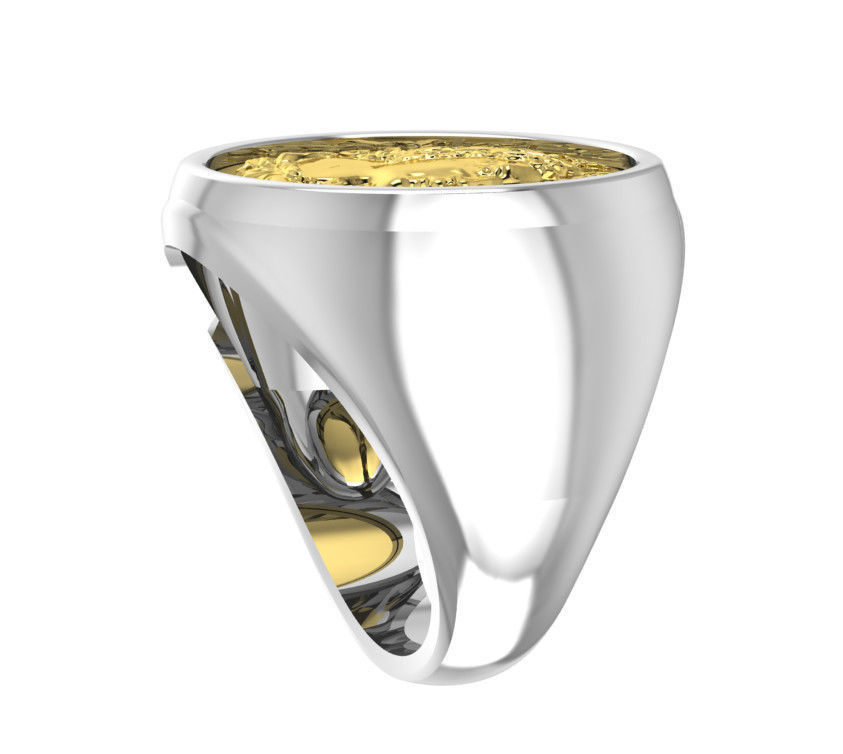 Ring Alexander money 3D print model_2