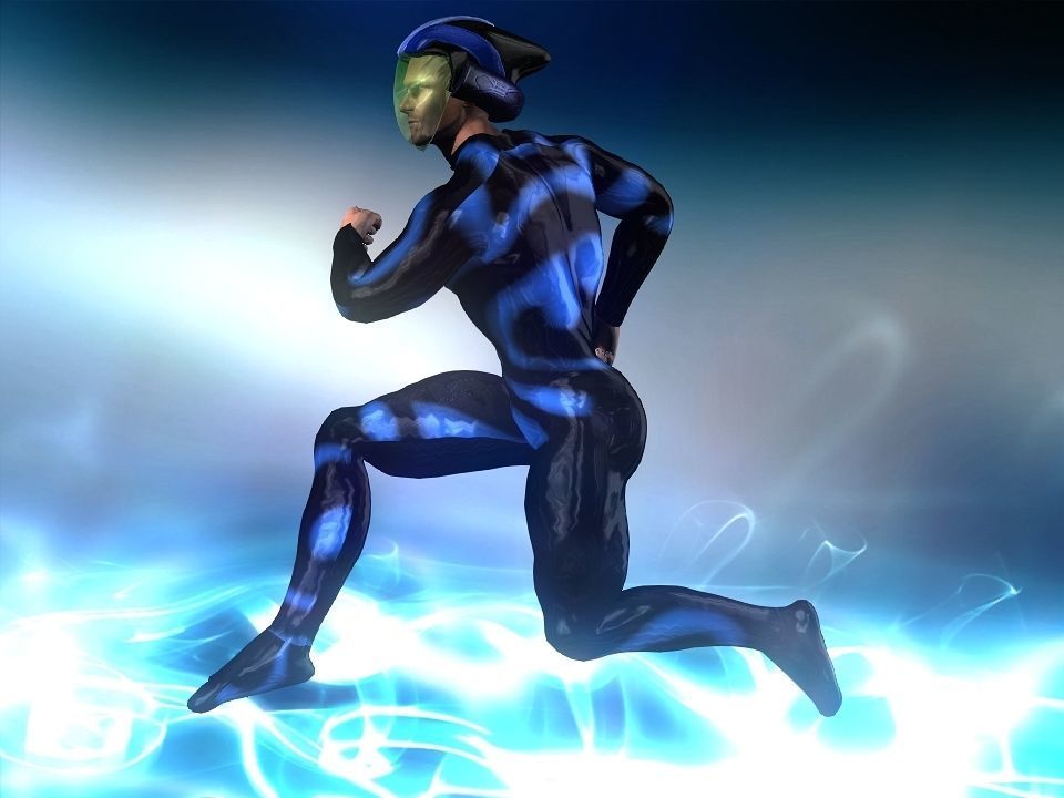 Nova futuristic helmet Low-poly 3D model_12