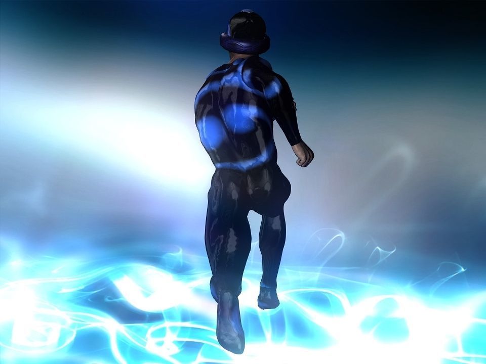 Nova futuristic helmet Low-poly 3D model_6