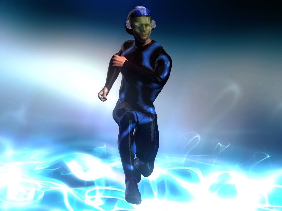 Nova futuristic helmet Low-poly 3D model_31