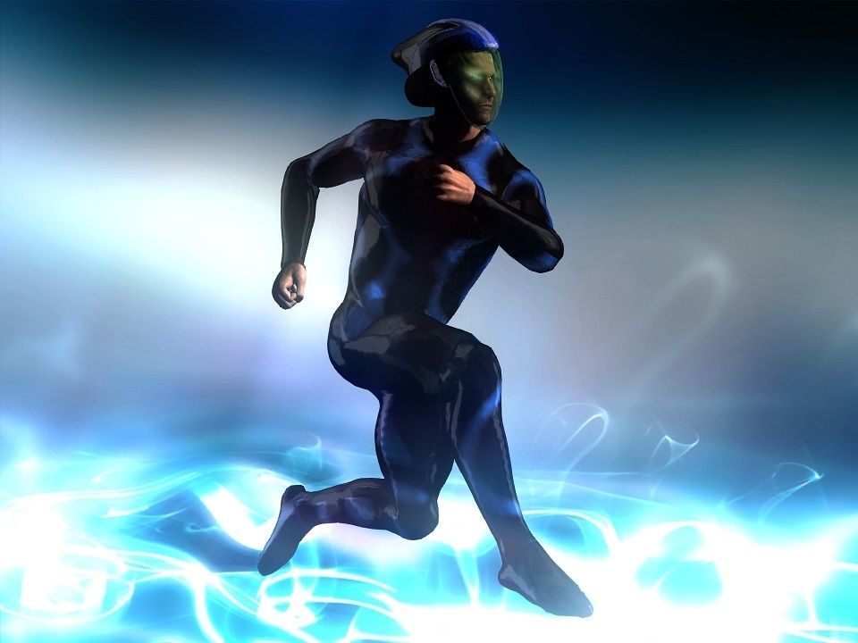 Nova futuristic helmet Low-poly 3D model_33