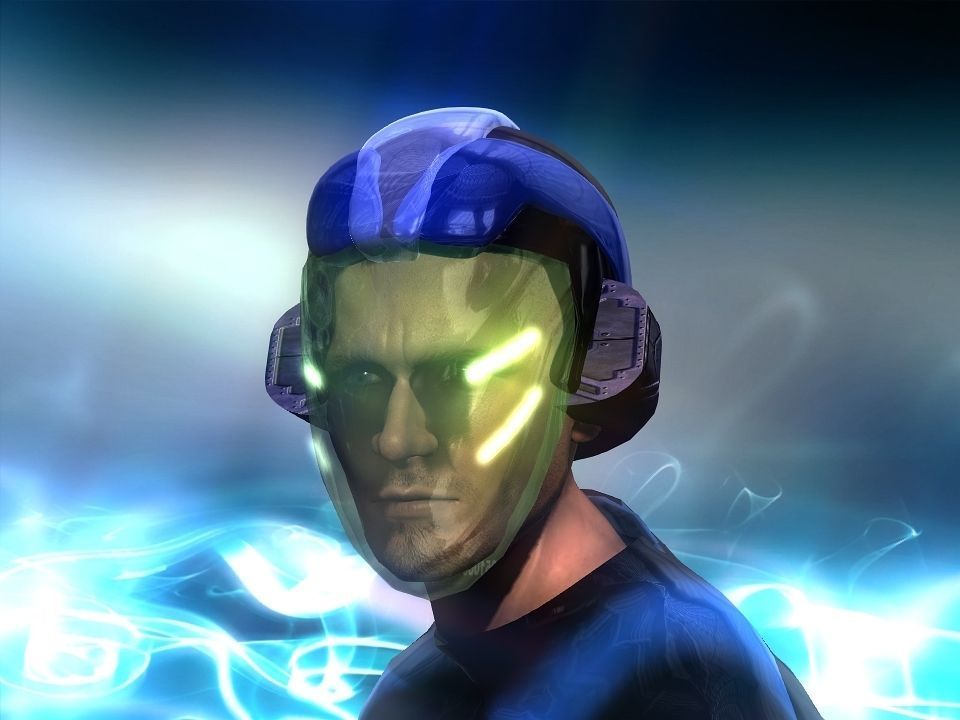 Nova futuristic helmet Low-poly 3D model_17