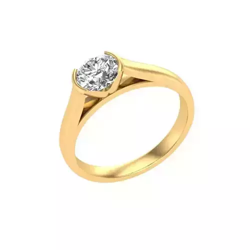 Ladies solitaire ring
