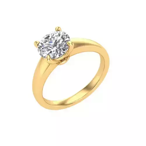 Ladies solitaire ring