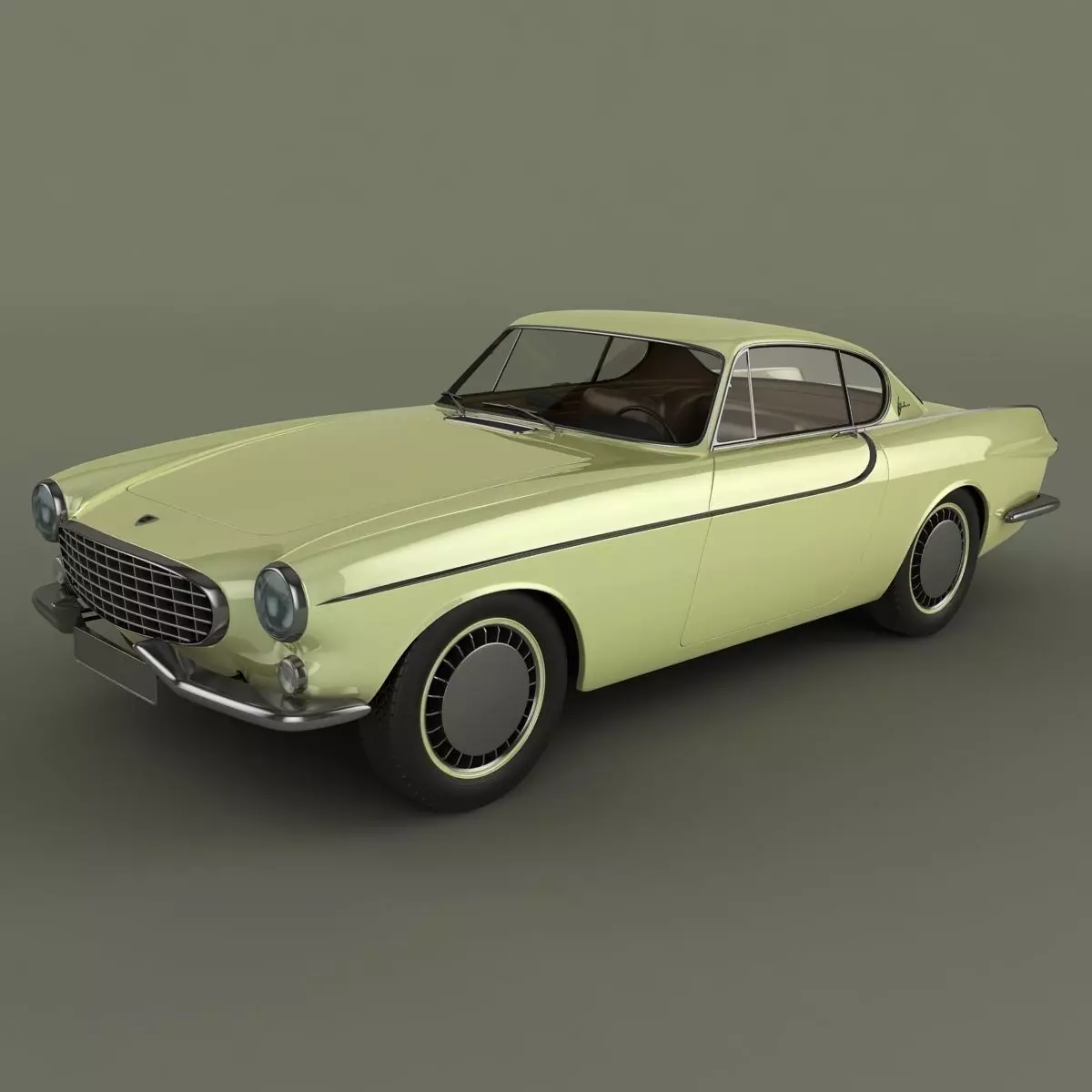 Volvo P1800 1961 3D model_0