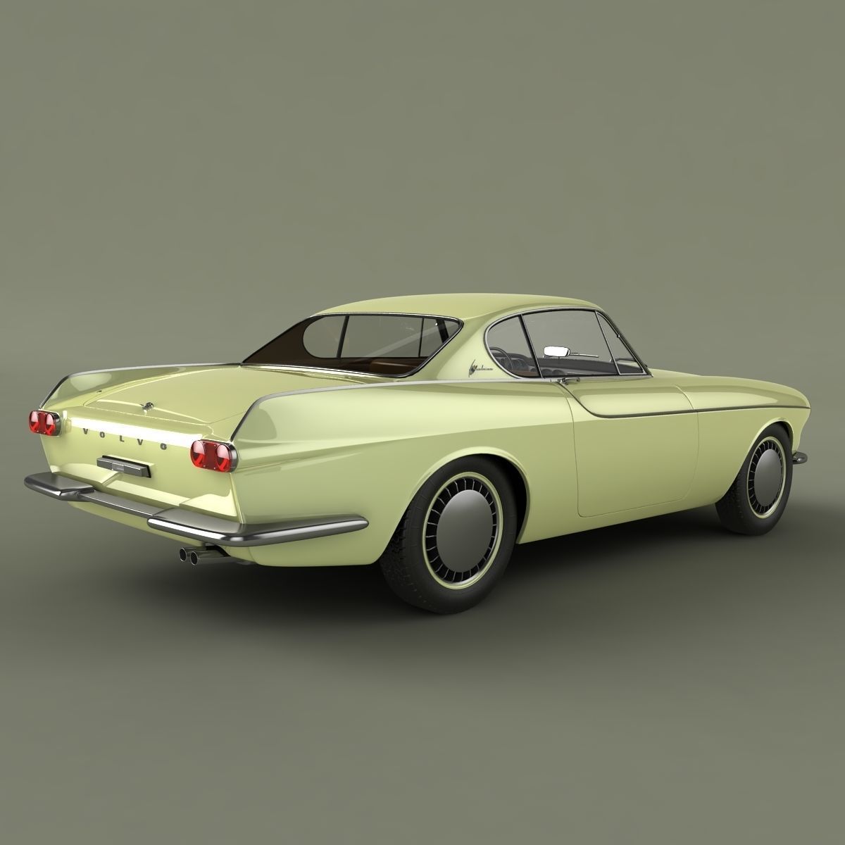 Volvo P1800 1961 3D model_2