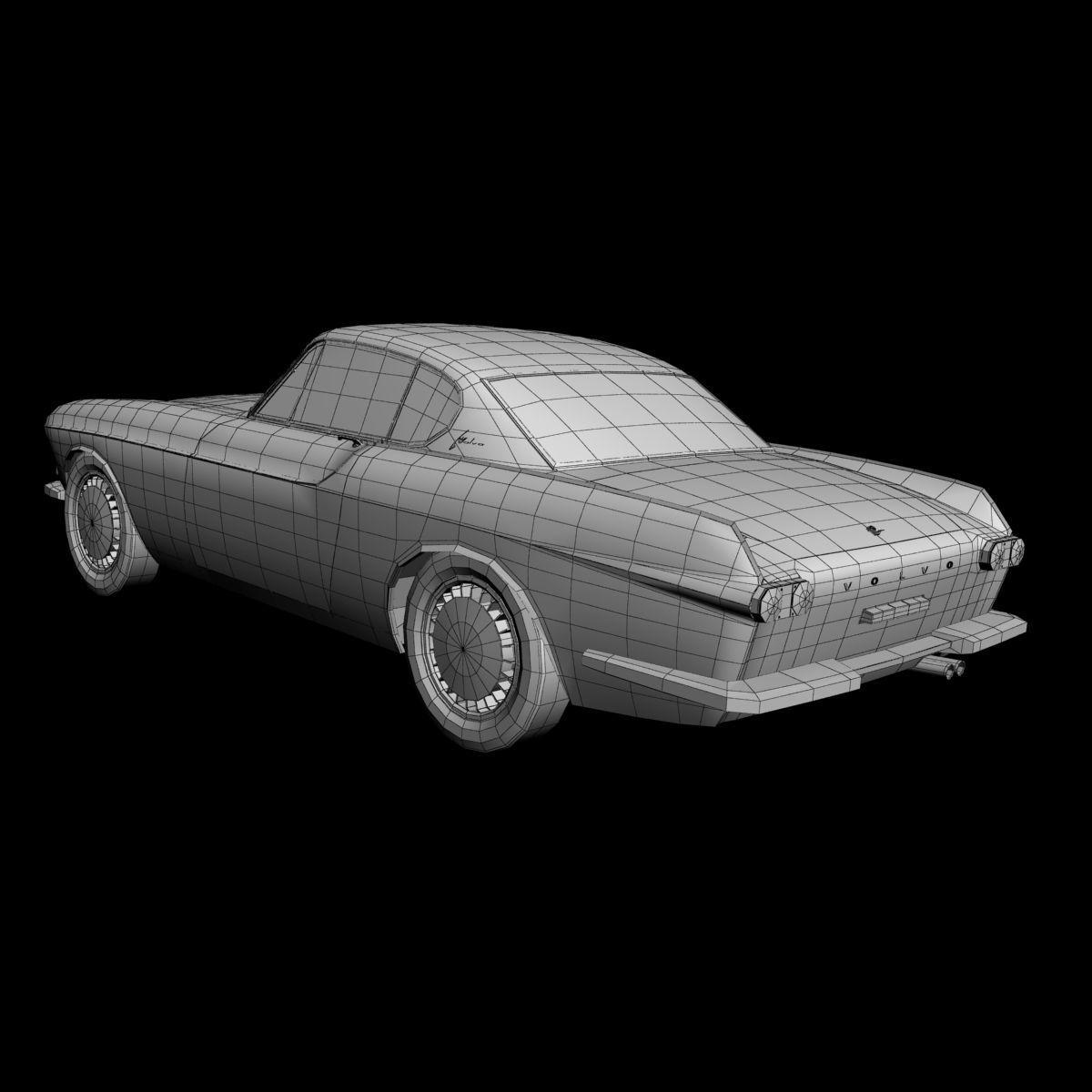 Volvo P1800 1961 3D model_15