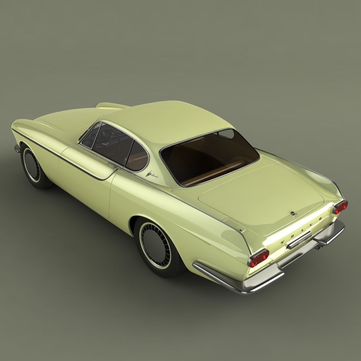 Volvo P1800 1961 3D model_7