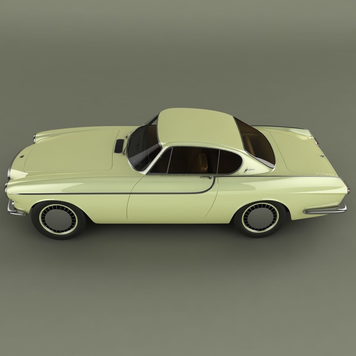 Volvo P1800 1961 3D model_6