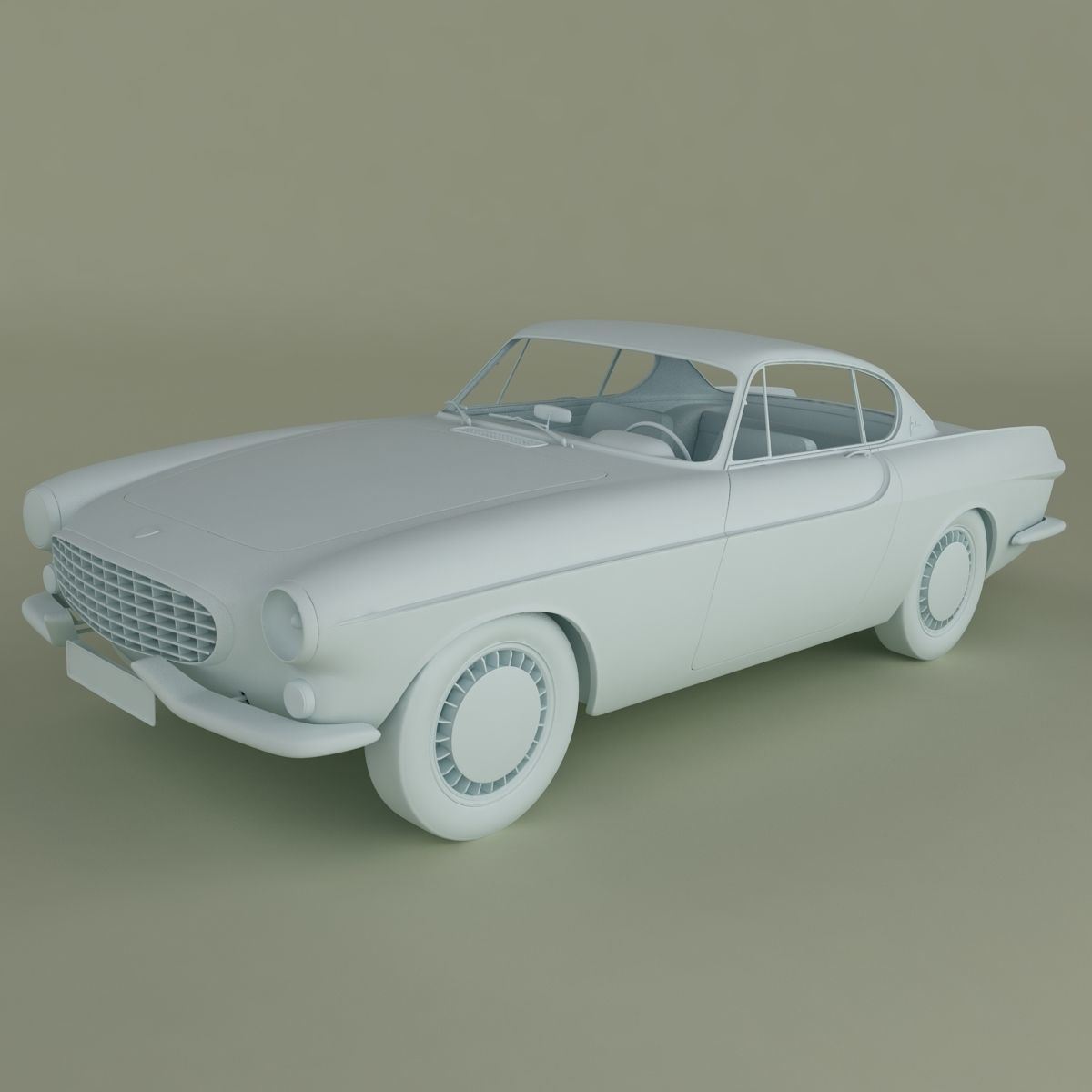 Volvo P1800 1961 3D model_10
