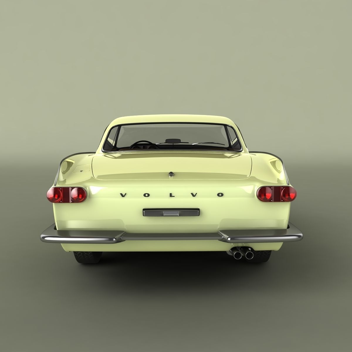 Volvo P1800 1961 3D model_3