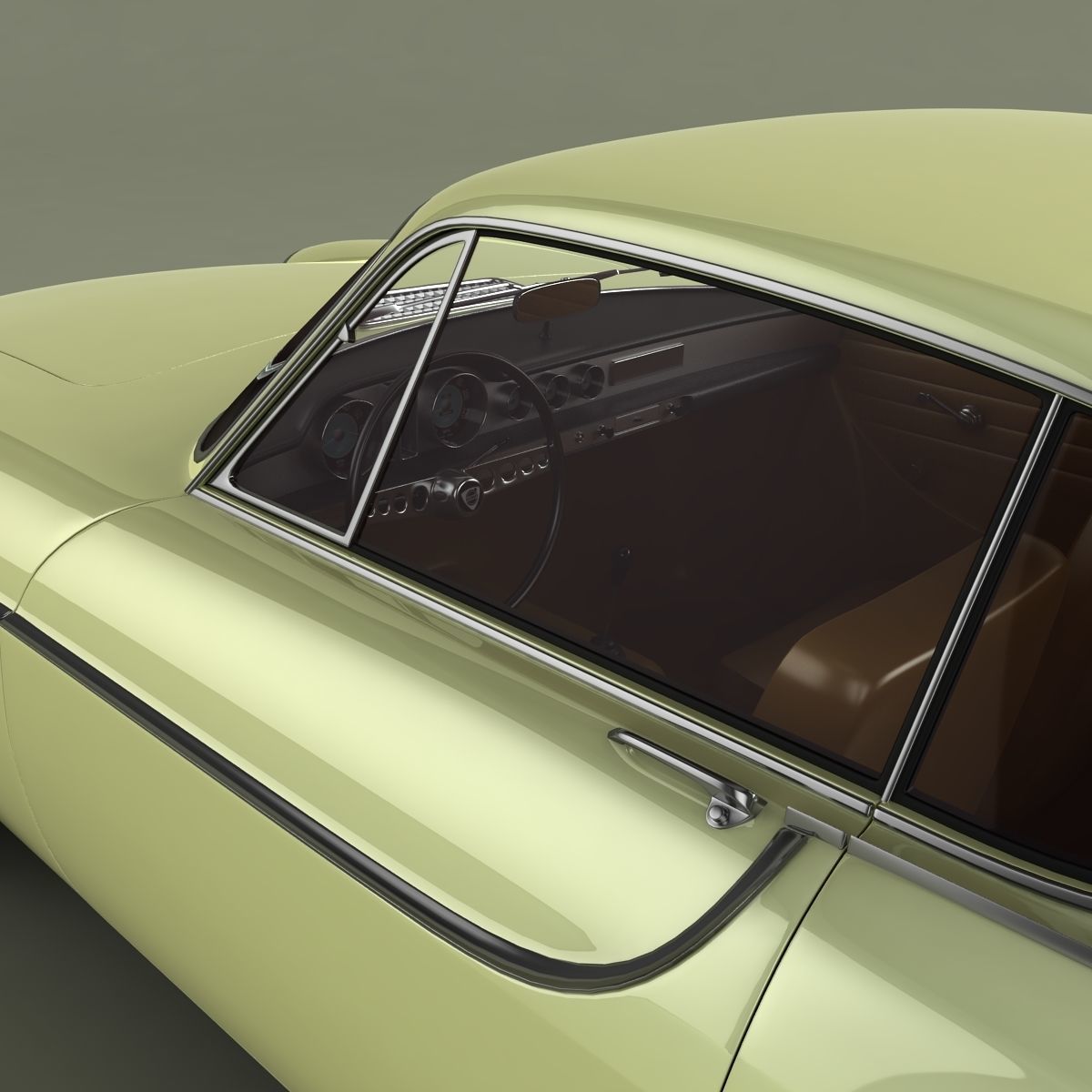 Volvo P1800 1961 3D model_8