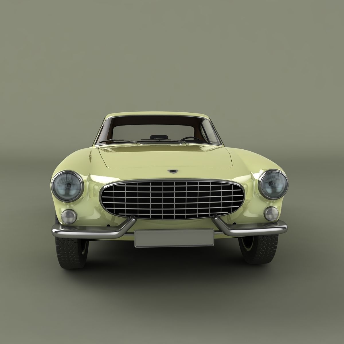 Volvo P1800 1961 3D model_4