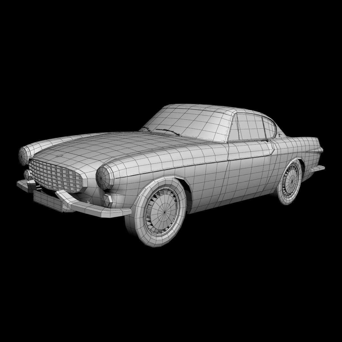 Volvo P1800 1961 3D model_13