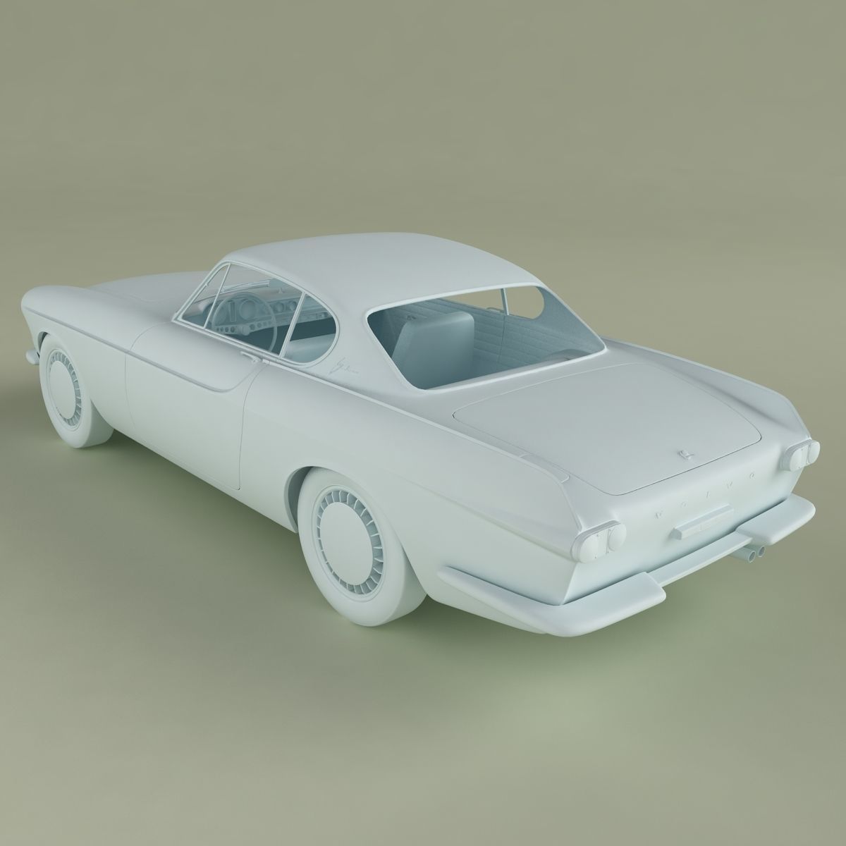 Volvo P1800 1961 3D model_12