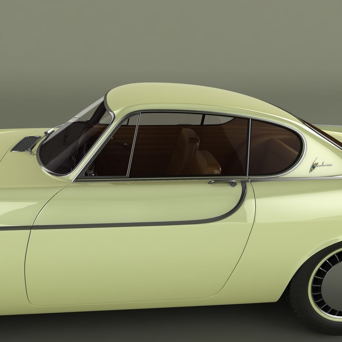 Volvo P1800 1961 3D model_9