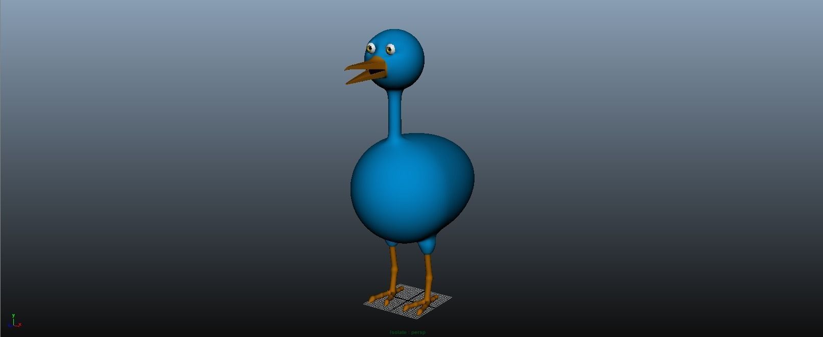 Burd Bad Free low-poly 3D model_0