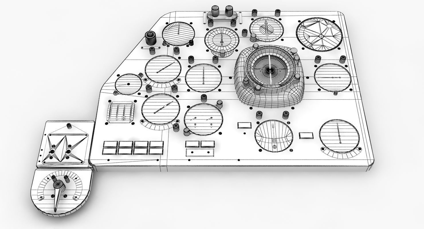Mi-8MT Mi-17MT Panels Boards Russian Low-poly 3D model_21