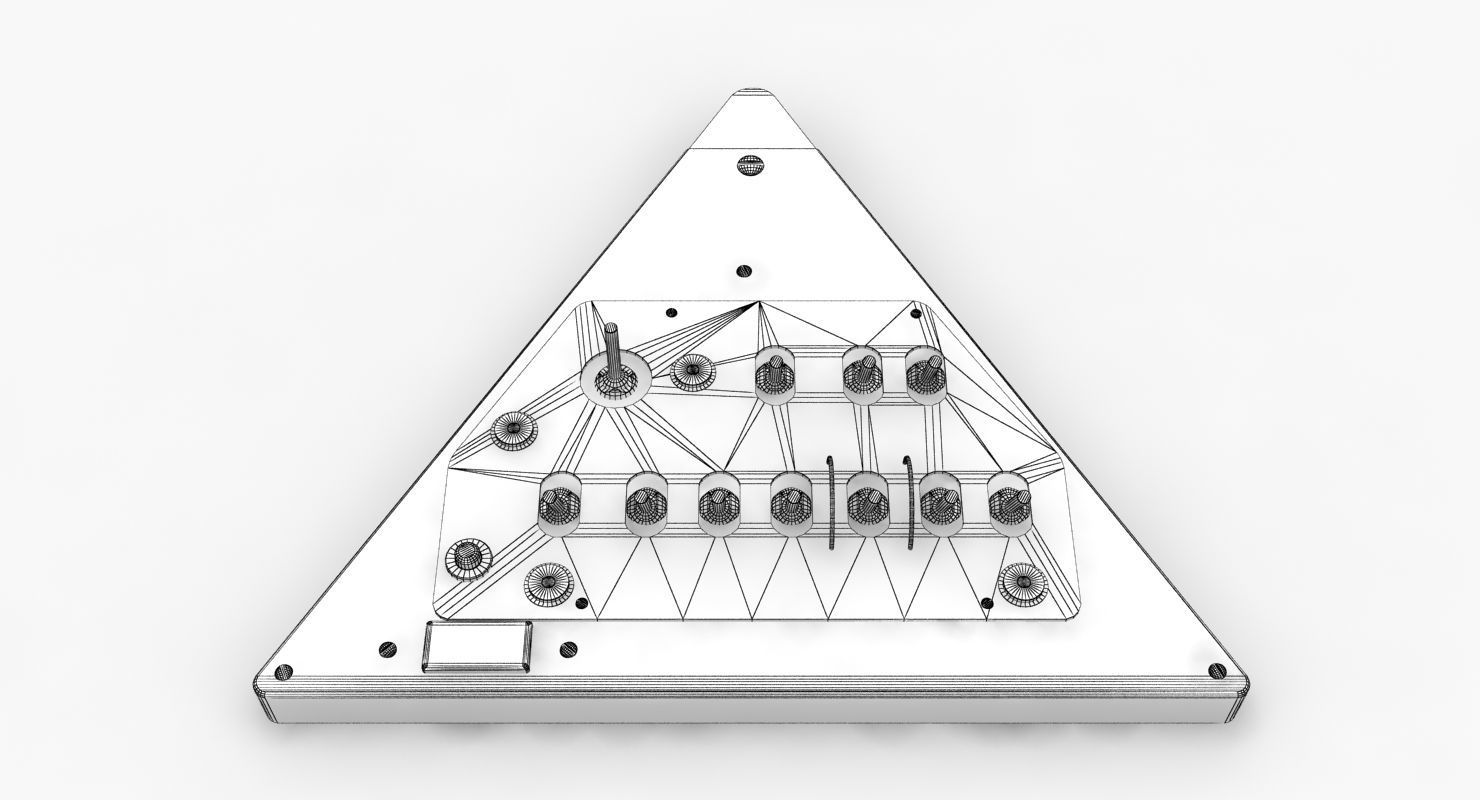 Mi-8MT Mi-17MT Panels Boards Russian Low-poly 3D model_28