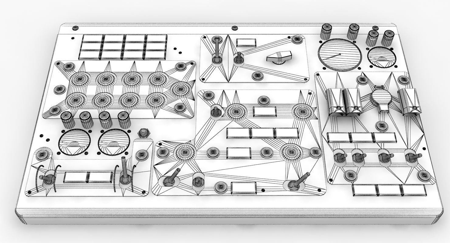 Mi-8MT Mi-17MT Panels Boards Russian Low-poly 3D model_17