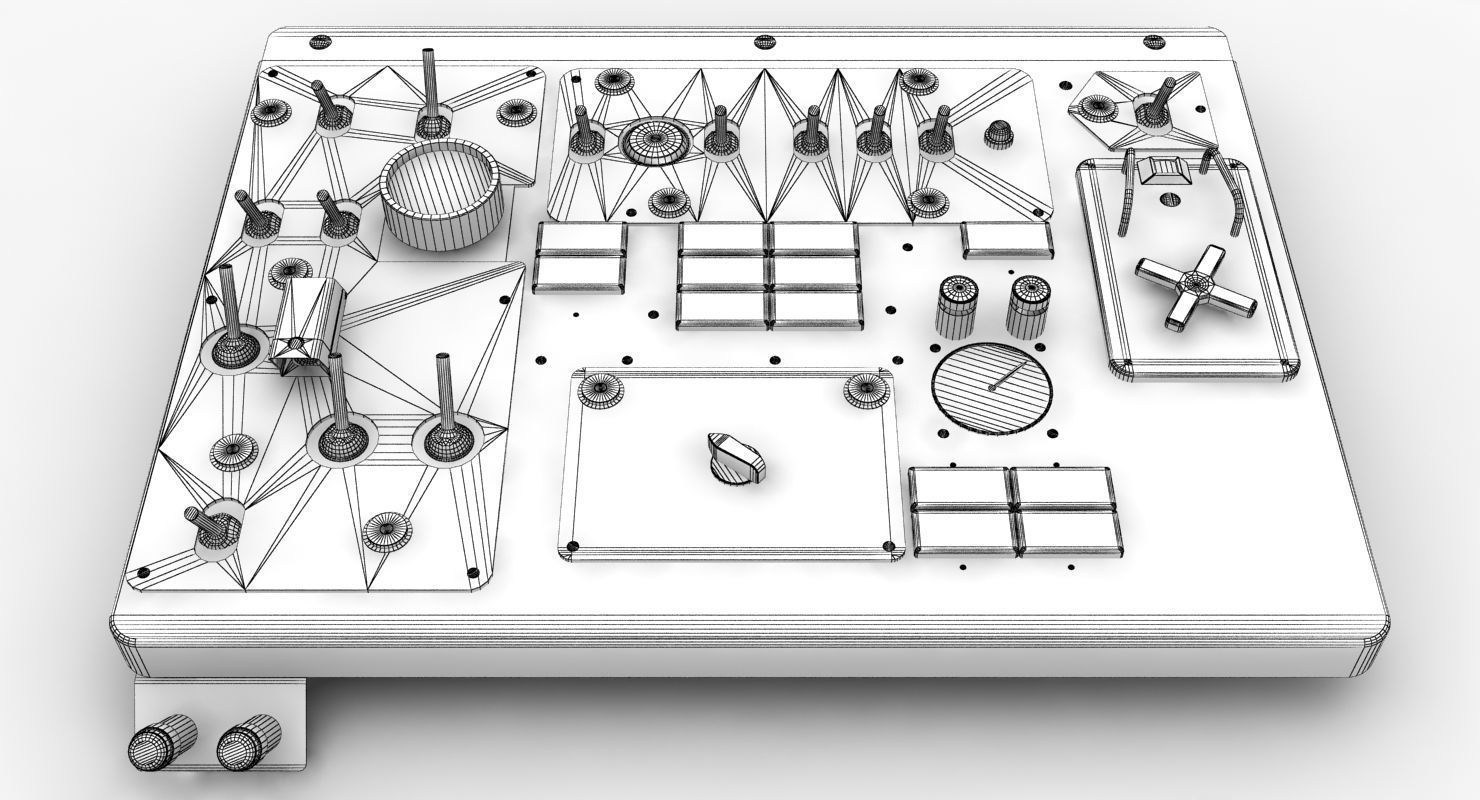Mi-8MT Mi-17MT Panels Boards Russian Low-poly 3D model_20