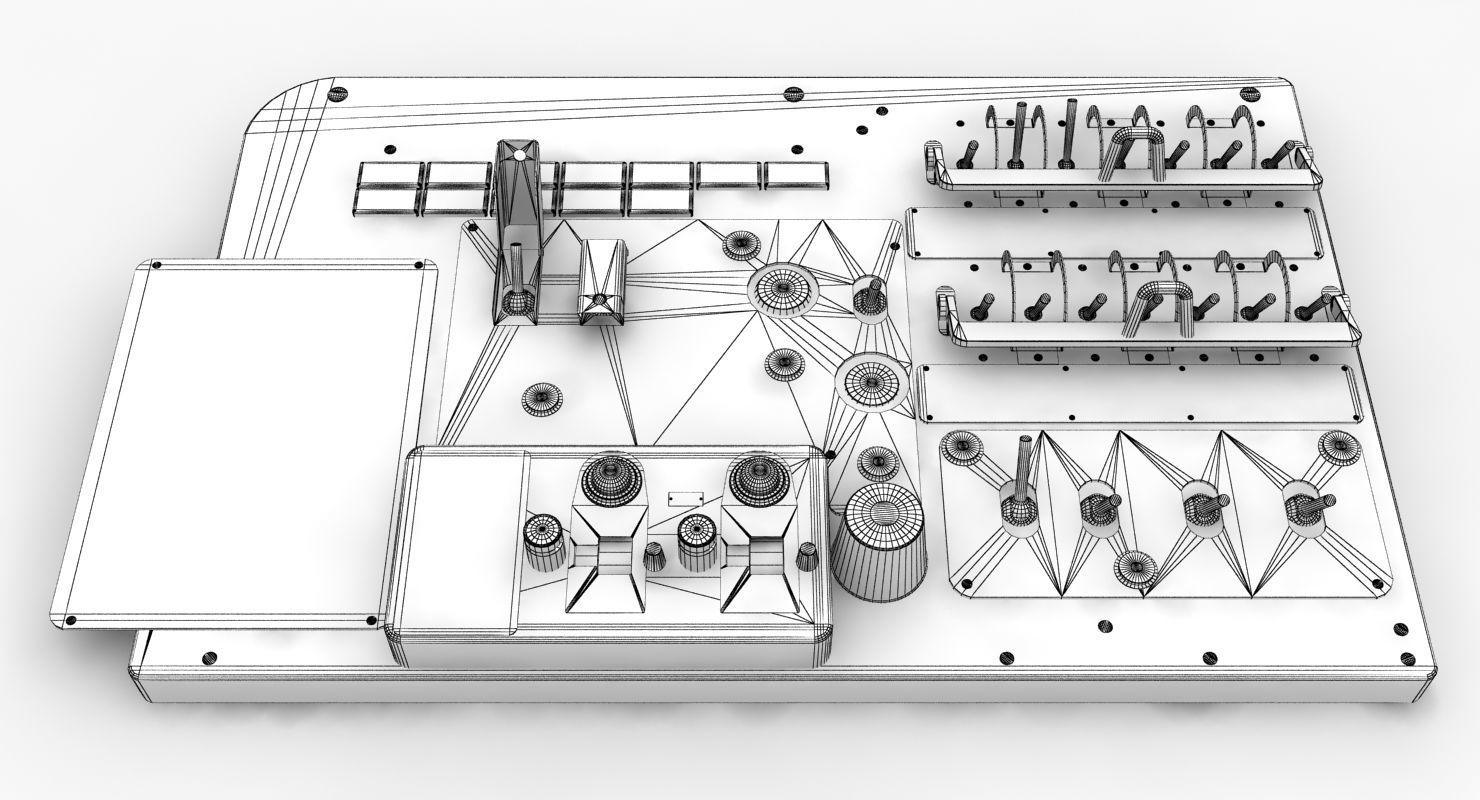 Mi-8MT Mi-17MT Panels Boards Russian Low-poly 3D model_19
