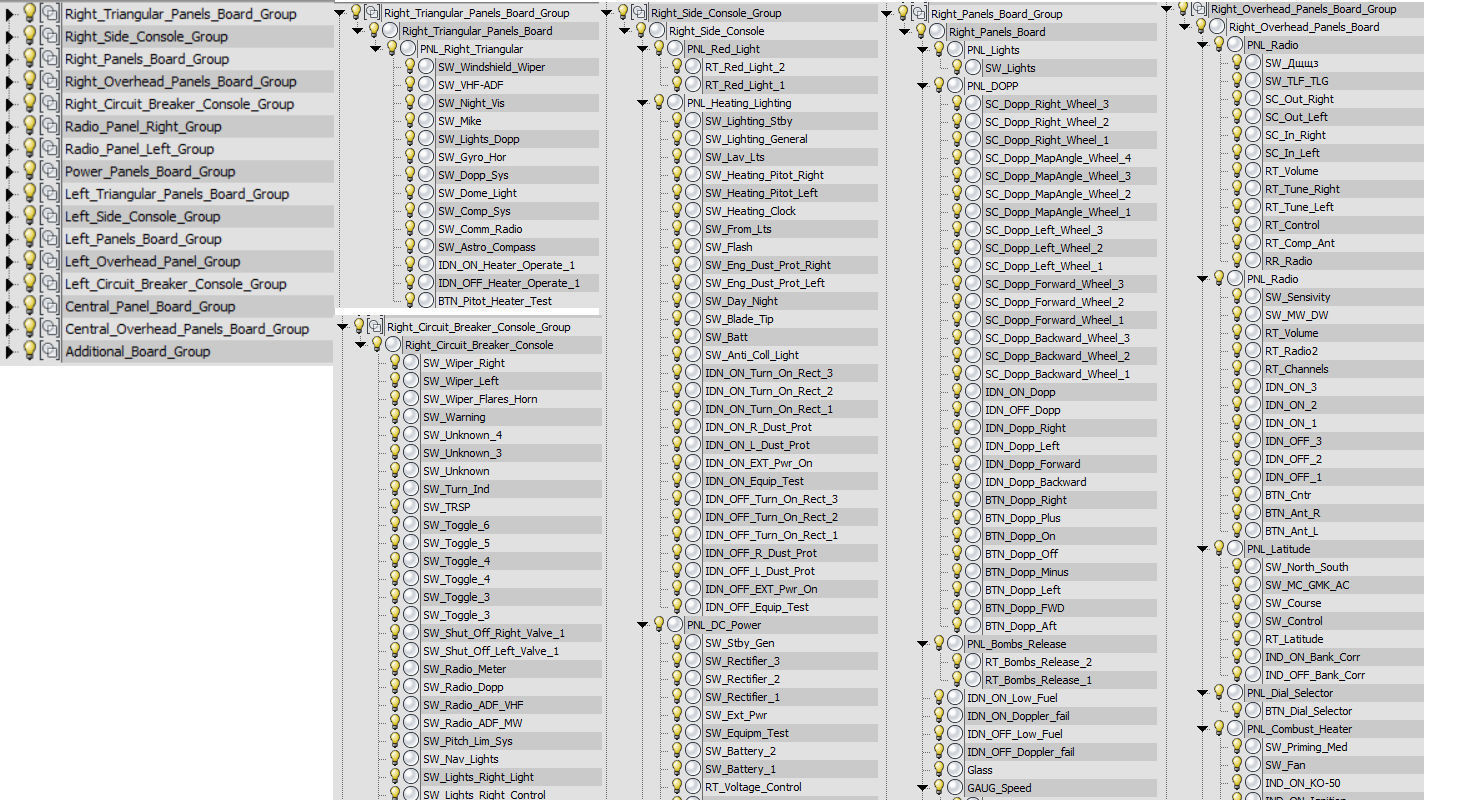 Mi-8MT Mi-17MT Panels Boards Russian Low-poly 3D model_39