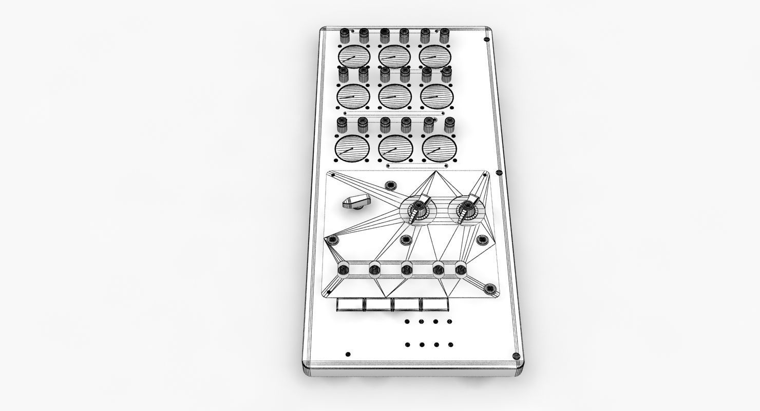 Mi-8MT Mi-17MT Panels Boards Russian Low-poly 3D model_23
