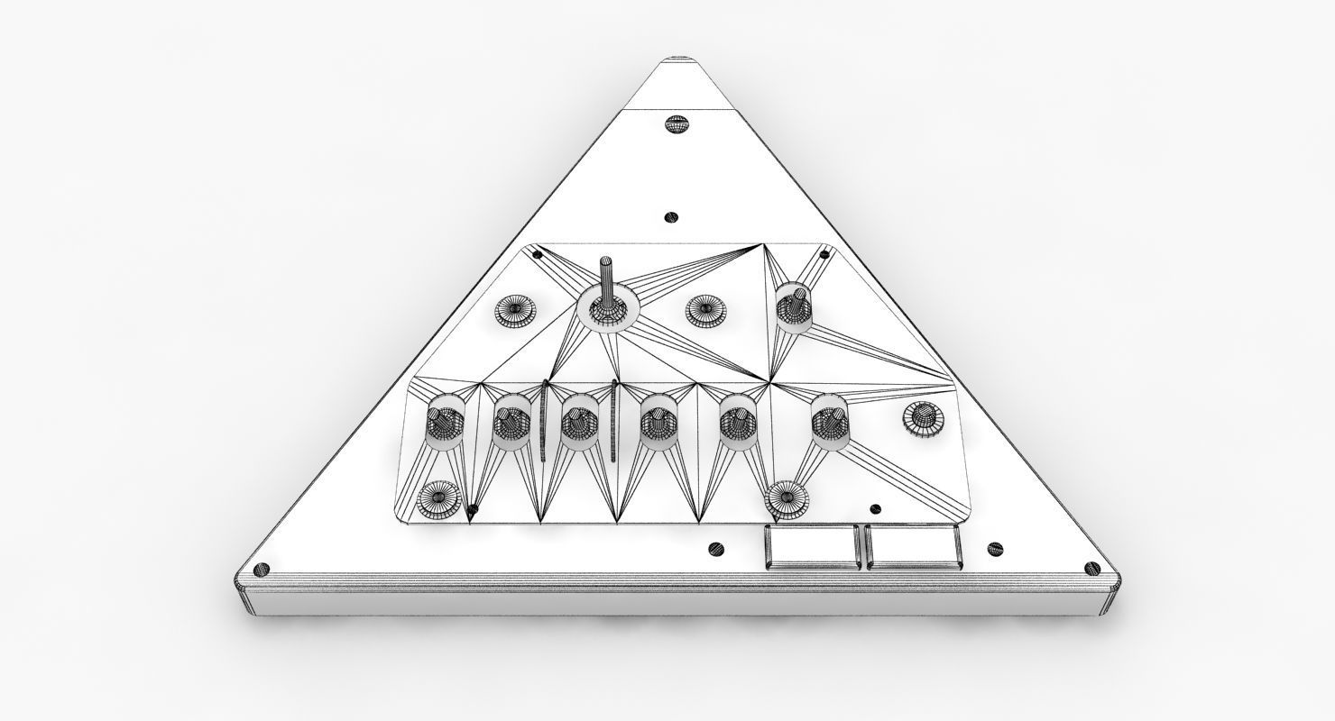 Mi-8MT Mi-17MT Panels Boards Russian Low-poly 3D model_29