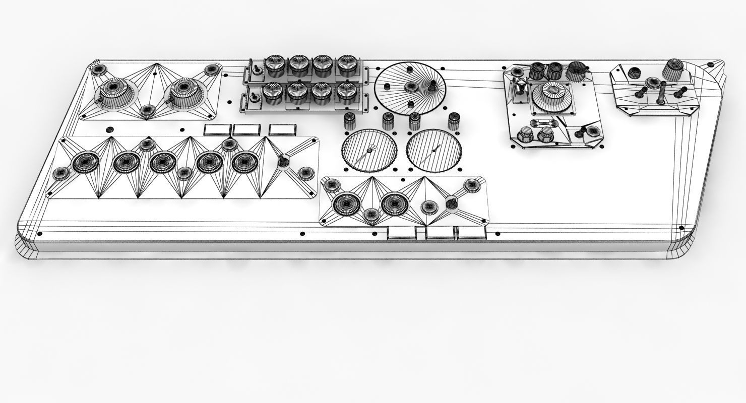 Mi-8MT Mi-17MT Panels Boards Russian Low-poly 3D model_22