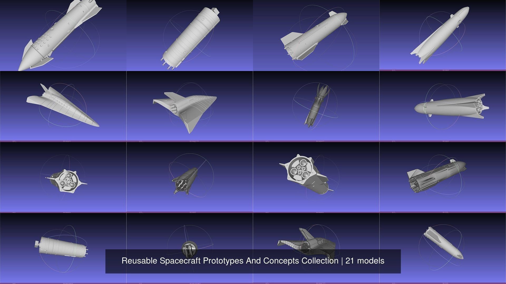Reusable Spacecraft Prototypes And Concepts Collection _17
