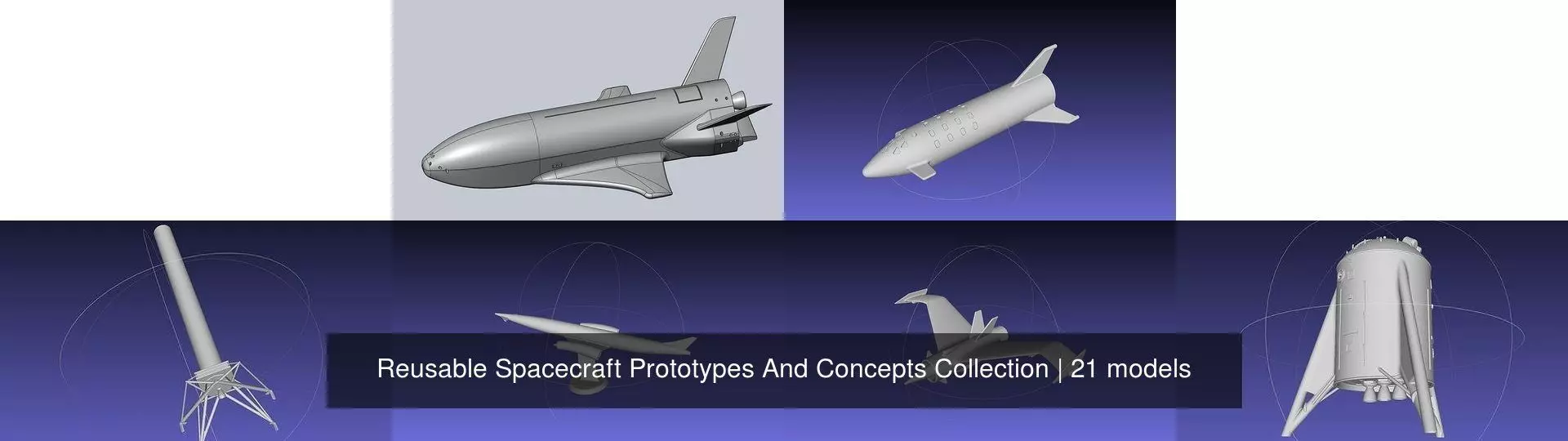 Reusable Spacecraft Prototypes And Concepts Collection _11