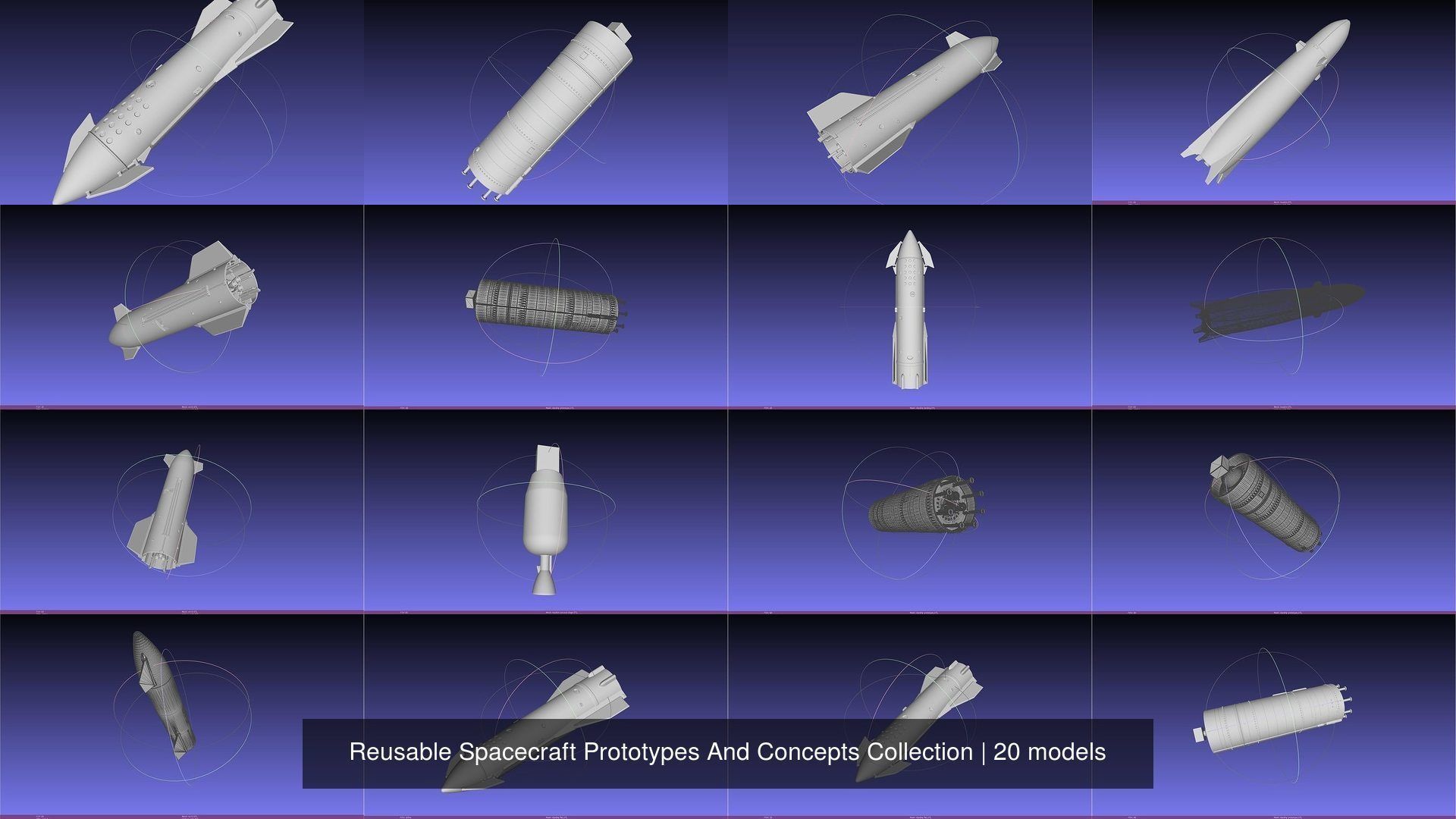 Reusable Spacecraft Prototypes And Concepts Collection _16