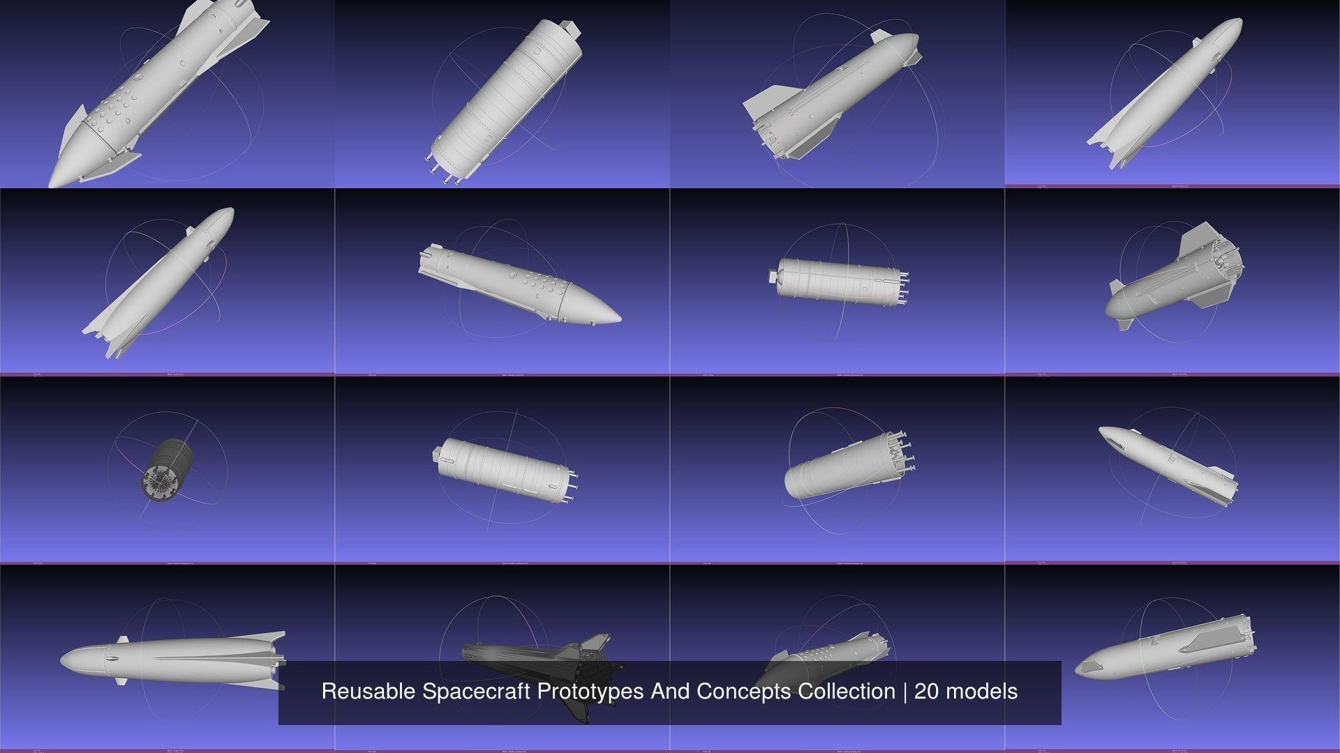 Reusable Spacecraft Prototypes And Concepts Collection _19